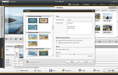Nero Video Editor Movie